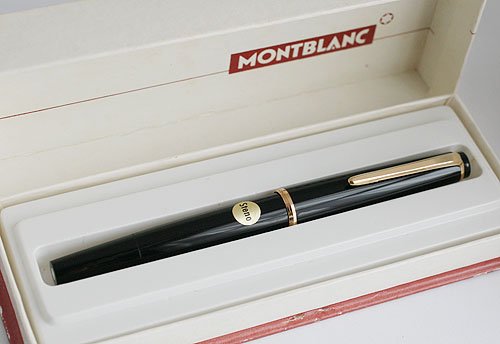 貴重 1960年代 ｍｏｎｔｂｌａｎｃ モンブランno 32インタルシアニブ万年筆 吸入式 14金 速記用細字 パーカー Parker 等 アンティーク万年筆 アンティーク文具 販売 商芸文具