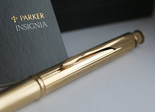 ☆ＰＡＲＫＥＲ/パーカー1990年代！インシグニア・ゴールド高級ラインペンシル0.5mm ☆ - パーカー PARKER 等 アンティーク万年筆  アンティーク文具 販売 商芸文具