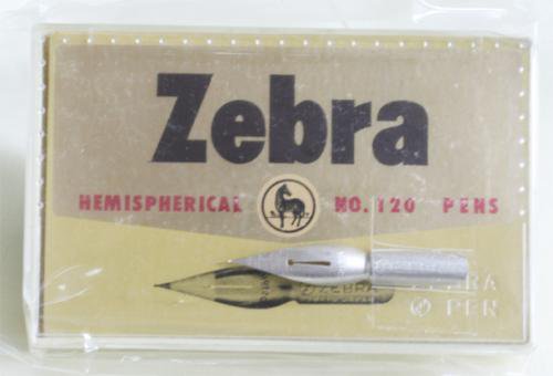 Zebra/ゼブラペン先ｎｏ，１２０　　レトロカード付き１グロス - パーカー PARKER 等 アンティーク万年筆 アンティーク文具 販売 商芸文具