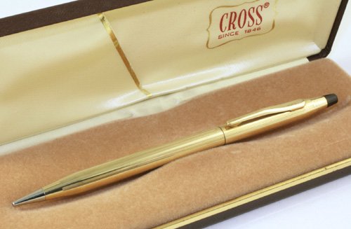 ☆貴重！CROSS/クロス/旧センチュリー・ゴールド14金張りシャープ 