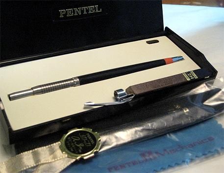 ☆貴重Pentel/ぺんてるメカニカ初期！旧ロゴ！製図用シャープ０