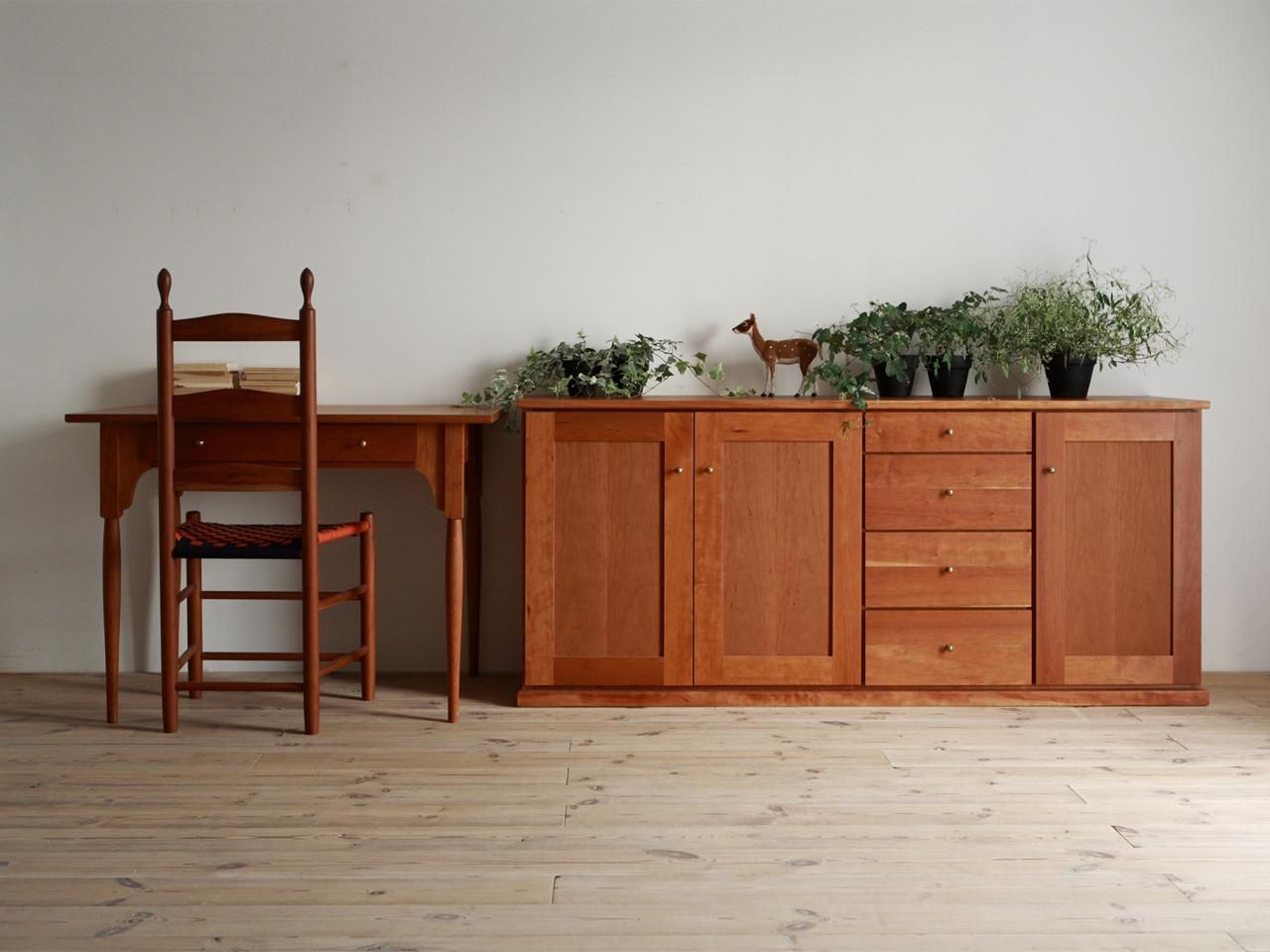 広松木工　ベロイデア※チェスト＆ドア　チェリー材　美品♪北欧にも 広松木工 ベロイデア※チェスト＆ドア チェリー材 美品♪北欧にも 広松