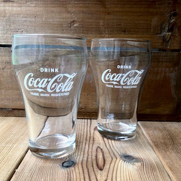 Coca Cola デッドストック コカ・コーラ ファウンテングラス 販促品　オリジナル 1ダース ビンテージ レトロ　コップ グラス タンブラー