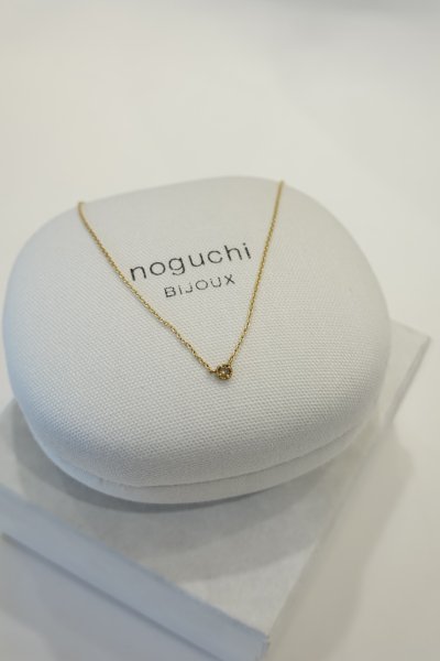 noguchi ネックレス NN403-BR イエローゴールド×ブラウンダイヤモンド