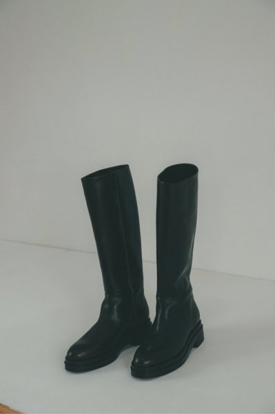 CLANE 21AW ROUND TOE LONG BOOTS