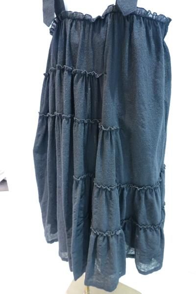 noir keininomiya 20AW ウールガーゼサスペンダー付フリル