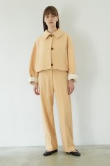 <img class='new_mark_img1' src='https://img.shop-pro.jp/img/new/icons1.gif' style='border:none;display:inline;margin:0px;padding:0px;width:auto;' />CLANE 2024SS BULKY SLEEVE CROPPED JACKET ベージュ