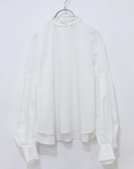 <img class='new_mark_img1' src='https://img.shop-pro.jp/img/new/icons1.gif' style='border:none;display:inline;margin:0px;padding:0px;width:auto;' />MARILYN MOON 2024AW tuck frill volume sleeve blouse ۥ磻
