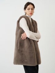 ELENDEEK 2024AW ECO FUR MIDDLE GILET 饤ȥ졼