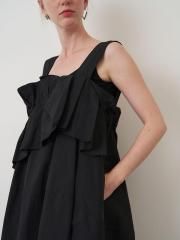 ELENDEEK 2025SS FRILL DRAPE COCOON OP 