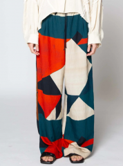 muller of yoshiokubo GEOMETRIC PANTS