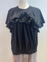 noir keininomiya フリルTシャツ noir kei ninomiya ノワール ケイニノミヤ 22AW オーガンジー