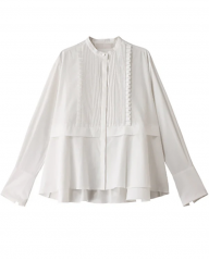 ڴָ10OFFMARILYN MOON tuck frill flare shirt