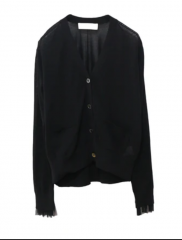 ڴָ10OFFMARILYN MOON high twist cotton sheer tulled cardigan