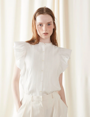 ڴָ10OFFMARILYN MOON bufly sleeve pin tuck blouse