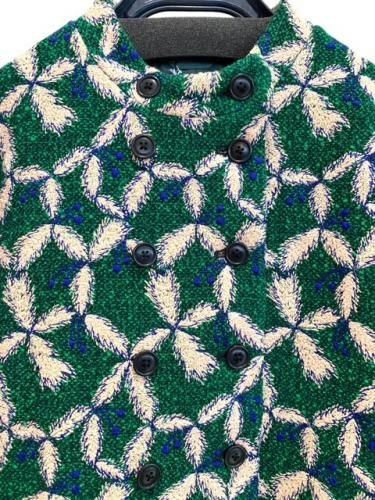 期間限定お値下げ　新品　ミナペルホネンsing leafジャケット2024-25 mina perhonen sing leaf ショートジャケット グリーン/38