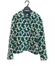 mina perhonen sing leaf ショートジャケット グリーン/38