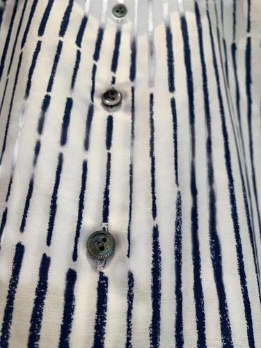 mina perhonen misty flowerシャツ ホワイト/38