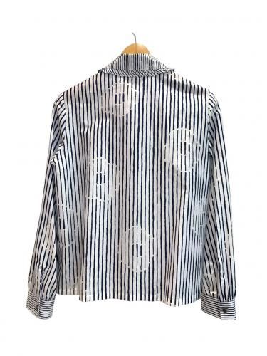 mina perhonen misty flowerシャツ ホワイト/38