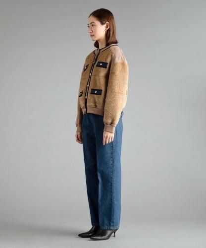 MUVEIL 2025AW 裏毛ボアブルゾン