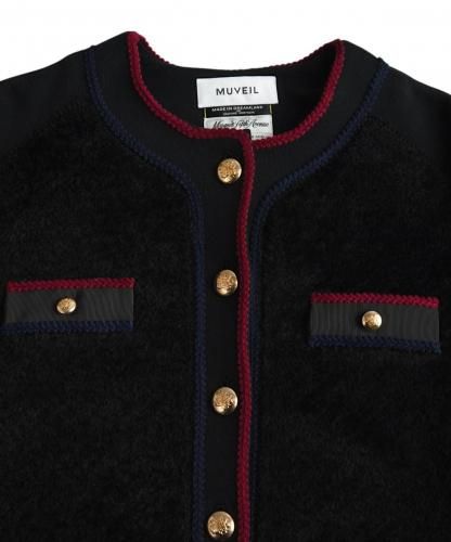 MUVEIL 2025AW 裏毛ボアブルゾン