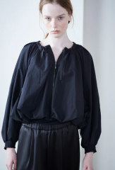 30OFFMARILYN MOON tucked taffeta balloon blouson