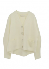 MARILYN MOON cocoon sleeve bijou cardigan