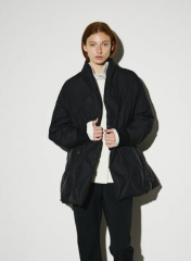 RIM.ARK  Double breasted stole down CT BLK 