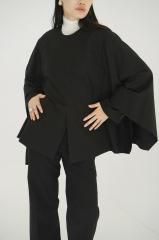 CLANE  JACKET DETAIL CAPE TOPS