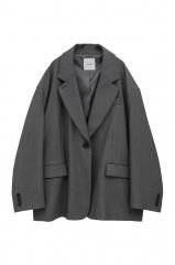 CLANE   2WAY TAILORED OVER JACKET GRAY