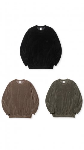 <img class='new_mark_img1' src='https://img.shop-pro.jp/img/new/icons15.gif' style='border:none;display:inline;margin:0px;padding:0px;width:auto;' />CALEE ꡼VELOUR CREW NECK SH