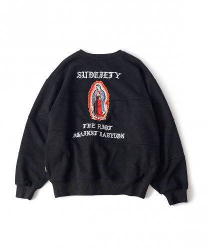 <img class='new_mark_img1' src='https://img.shop-pro.jp/img/new/icons15.gif' style='border:none;display:inline;margin:0px;padding:0px;width:auto;' />Subciety ֥ƥPATCH WORK SWEATBLACK