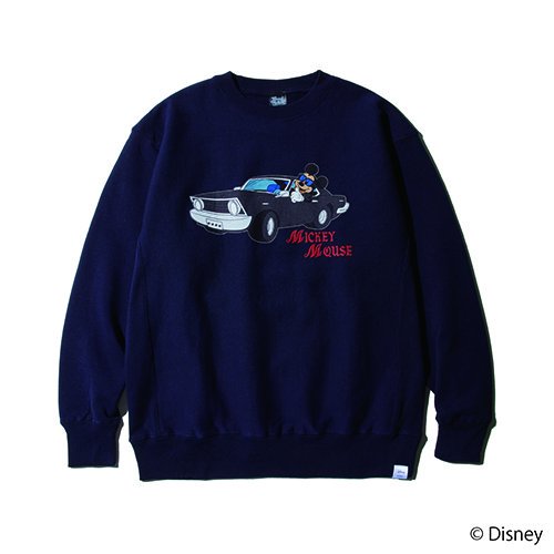 <img class='new_mark_img1' src='https://img.shop-pro.jp/img/new/icons15.gif' style='border:none;display:inline;margin:0px;padding:0px;width:auto;' />GOOD HELLER åɥإ顼DISNEY MICKEY MOUSE CREW SWEATNAVY