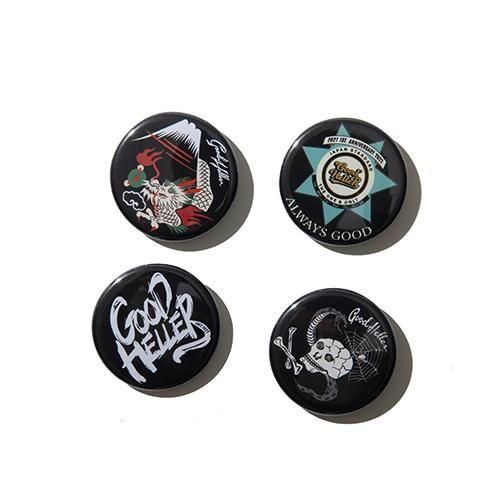 <img class='new_mark_img1' src='https://img.shop-pro.jp/img/new/icons15.gif' style='border:none;display:inline;margin:0px;padding:0px;width:auto;' />GOOD HELLER åɥإ顼PIN BACK BUTTONBLACK