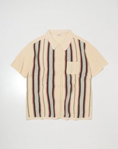 <img class='new_mark_img1' src='https://img.shop-pro.jp/img/new/icons15.gif' style='border:none;display:inline;margin:0px;padding:0px;width:auto;' />5.17 (Sat) 12:00 ReleaseRADIALL ǥ  NUMBER FIVE SOUTH-REGULAR COLLARED SWEATER S/S IVORY