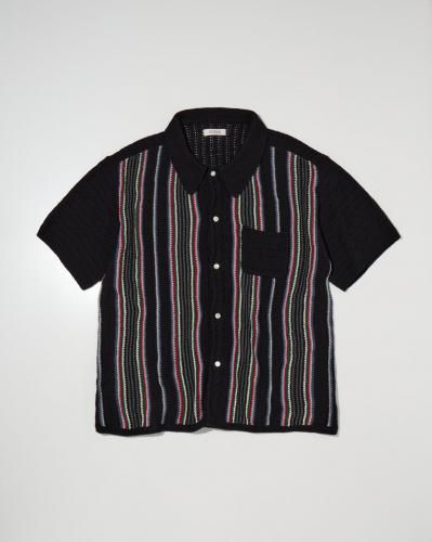 <img class='new_mark_img1' src='https://img.shop-pro.jp/img/new/icons15.gif' style='border:none;display:inline;margin:0px;padding:0px;width:auto;' />5.17 (Sat) 12:00 ReleaseRADIALL ǥ  NUMBER FIVE SOUTH-REGULAR COLLARED SWEATER S/S BLACK