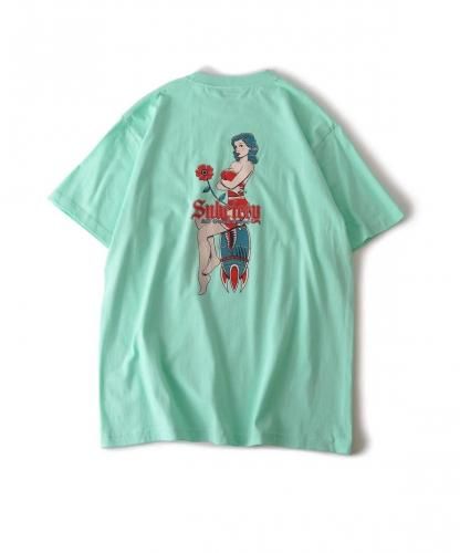 <img class='new_mark_img1' src='https://img.shop-pro.jp/img/new/icons15.gif' style='border:none;display:inline;margin:0px;padding:0px;width:auto;' />Subciety ֥ƥPinup teeGREEN