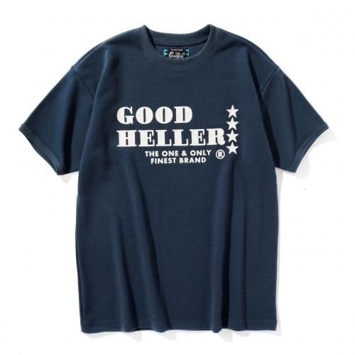 <img class='new_mark_img1' src='https://img.shop-pro.jp/img/new/icons15.gif' style='border:none;display:inline;margin:0px;padding:0px;width:auto;' />5.24 (Sat) 12:00 ReleaseGOOD HELLER åɥإ顼LOGO THERMAL S/S TSHIRTBLUE