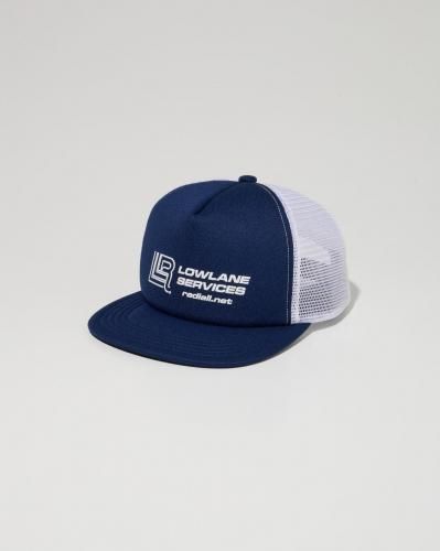 <img class='new_mark_img1' src='https://img.shop-pro.jp/img/new/icons15.gif' style='border:none;display:inline;margin:0px;padding:0px;width:auto;' />6.7 (Sat) 12:00 ReleaseRADIALL ǥLOWLANE-TRUCKER MESH CAPNAVY  WHITE