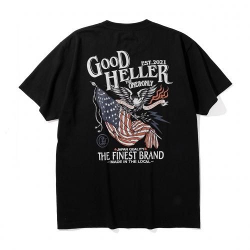 <img class='new_mark_img1' src='https://img.shop-pro.jp/img/new/icons15.gif' style='border:none;display:inline;margin:0px;padding:0px;width:auto;' />6.7 (Sat) 12:00 ReleaseGOOD HELLER åɥإ顼AMERICAN FLAG S/S TSHIRTBLACK