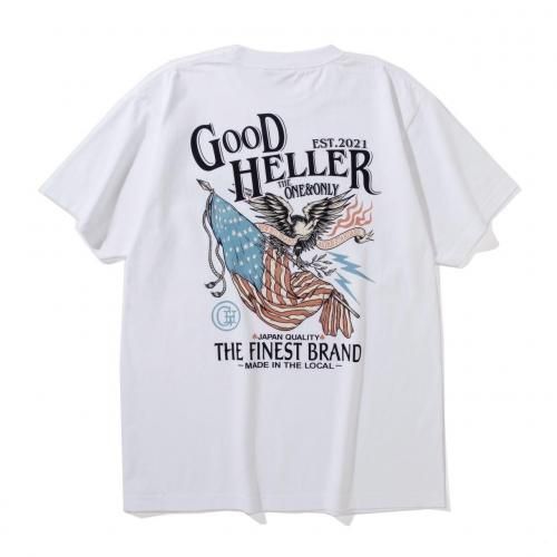 <img class='new_mark_img1' src='https://img.shop-pro.jp/img/new/icons15.gif' style='border:none;display:inline;margin:0px;padding:0px;width:auto;' />6.7 (Sat) 12:00 ReleaseGOOD HELLER åɥإ顼AMERICAN FLAG S/S TSHIRTWHITE