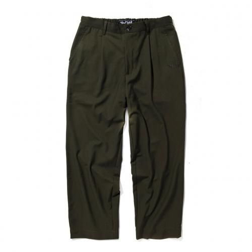 <img class='new_mark_img1' src='https://img.shop-pro.jp/img/new/icons15.gif' style='border:none;display:inline;margin:0px;padding:0px;width:auto;' />7.19 (Sat) 12:00 ReleaseGOOD HELLER åɥإ顼POLYESTER RAYON ONE TUCK EASY SLACKSKHAKI