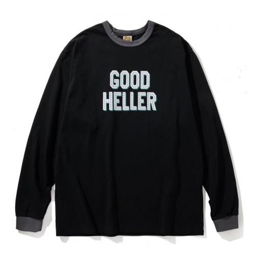 <img class='new_mark_img1' src='https://img.shop-pro.jp/img/new/icons15.gif' style='border:none;display:inline;margin:0px;padding:0px;width:auto;' />8.30 (Sat) 12:00 ReleaseGOOD HELLER åɥإ顼AMERICAN LOGO TRIM L/S THIRTBLACK