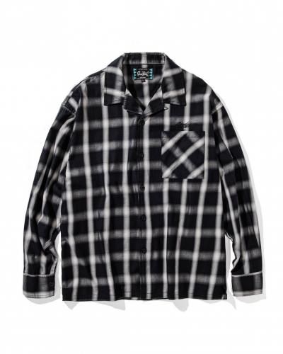 <img class='new_mark_img1' src='https://img.shop-pro.jp/img/new/icons15.gif' style='border:none;display:inline;margin:0px;padding:0px;width:auto;' />9.20 (Sat) 12:00 ReleaseGOOD HELLER åɥإ顼OMBRE CHECK L/S SHIRTBLACK