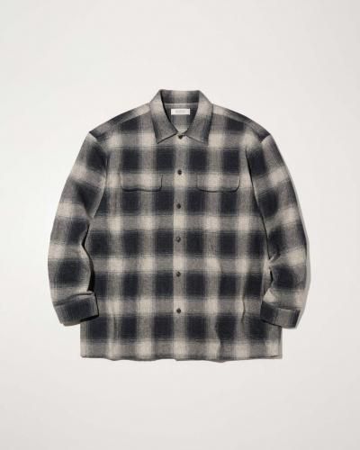 <img class='new_mark_img1' src='https://img.shop-pro.jp/img/new/icons15.gif' style='border:none;display:inline;margin:0px;padding:0px;width:auto;' />10.11 (Sat) 12:00 ReleaseRADIALL ǥSHORE - OPEN COLLARED SHIRT L/S BLACK