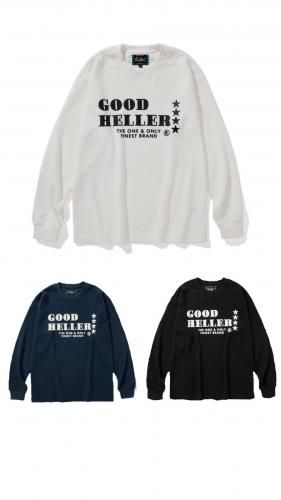 <img class='new_mark_img1' src='https://img.shop-pro.jp/img/new/icons15.gif' style='border:none;display:inline;margin:0px;padding:0px;width:auto;' />10.18 (Sat) 12:00 ReleaseGOOD HELLER åɥإ顼LOGO THERMAL L/S TSHIRT