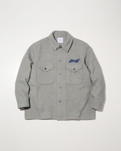 <img class='new_mark_img1' src='https://img.shop-pro.jp/img/new/icons15.gif' style='border:none;display:inline;margin:0px;padding:0px;width:auto;' />11.8 (Sat) 12:00 ReleaseRADIALL ǥBOWTIE - CPO SHIRT L/SGRAY