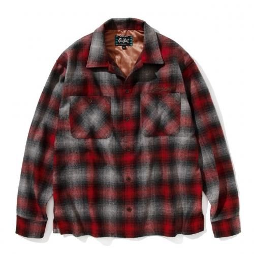 <img class='new_mark_img1' src='https://img.shop-pro.jp/img/new/icons15.gif' style='border:none;display:inline;margin:0px;padding:0px;width:auto;' />10.11 (Sat) 12:00 ReleaseGOOD HELLER åɥإ顼WOOL&POLYESTER OMBRE CHECK SHIRTRED