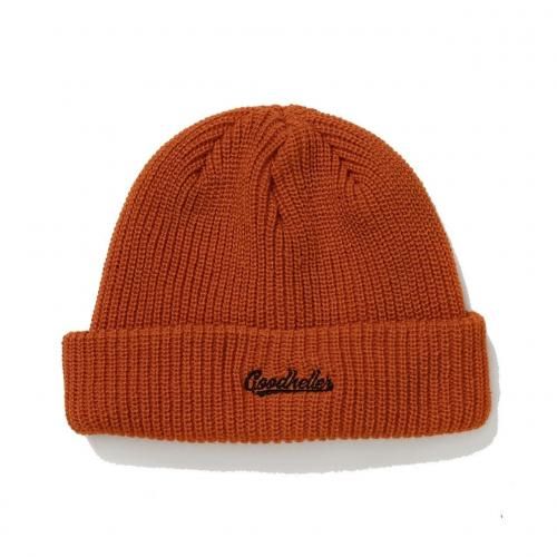 <img class='new_mark_img1' src='https://img.shop-pro.jp/img/new/icons15.gif' style='border:none;display:inline;margin:0px;padding:0px;width:auto;' />10.18 (Sat) 12:00 ReleaseGOOD HELLER åɥإ顼LOGO EMBROIDERY ACRYLIC KNIT CAPORANGE