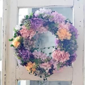 プリザーブドフラワー｜リース｜フレンチスタイルのプリザーブド